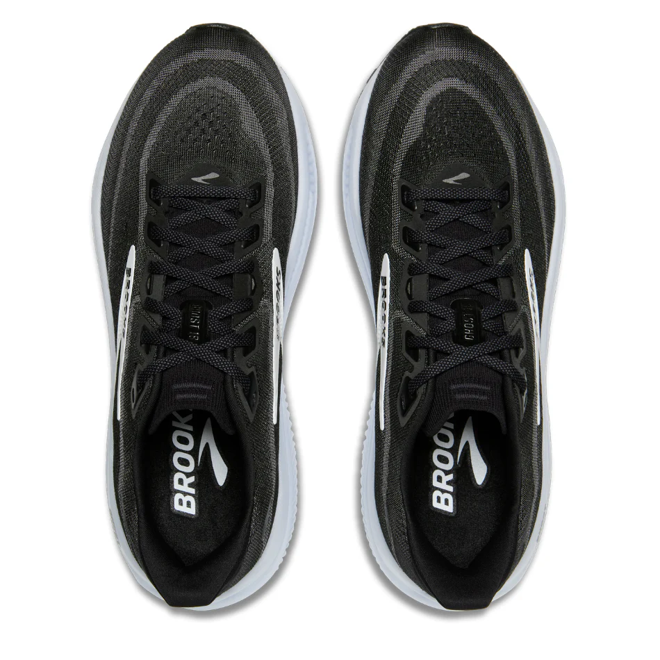 Brooks Women's Ghost 18 Running Shoes in Black/Grey/White AW26 - Image 3