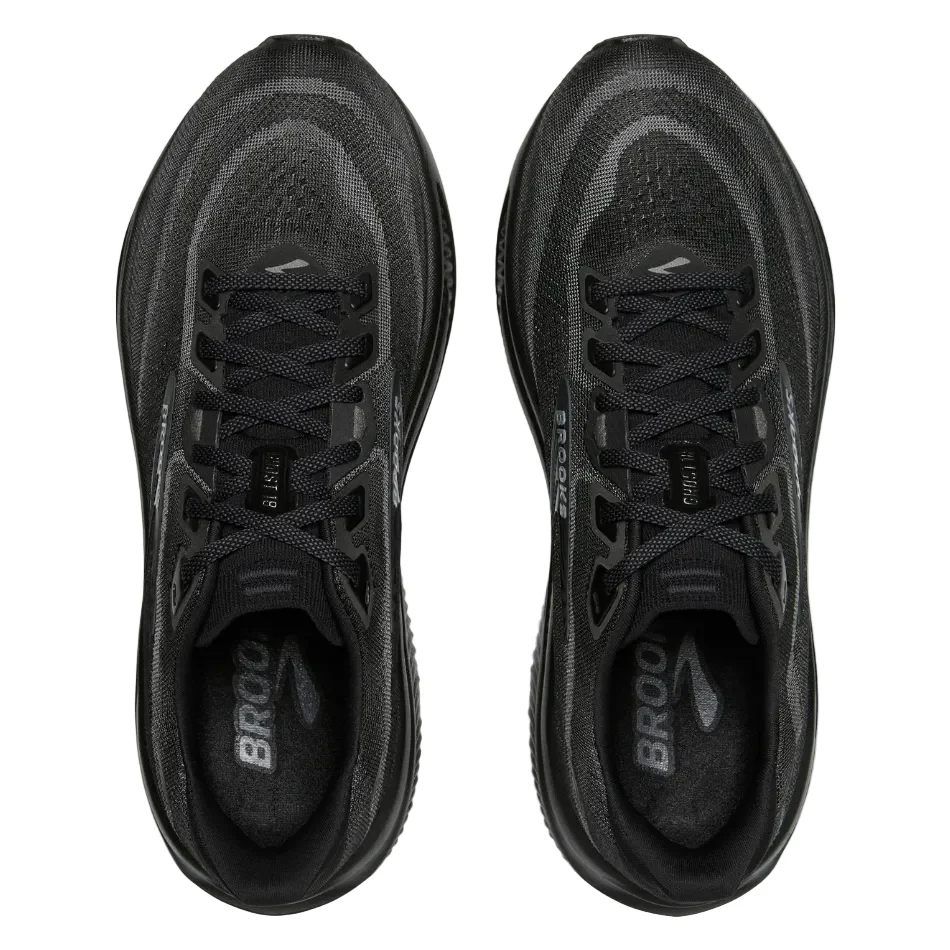 Brooks Men's Ghost 18 Running Shoes in Black/Black/Ebony AW26 - Image 2