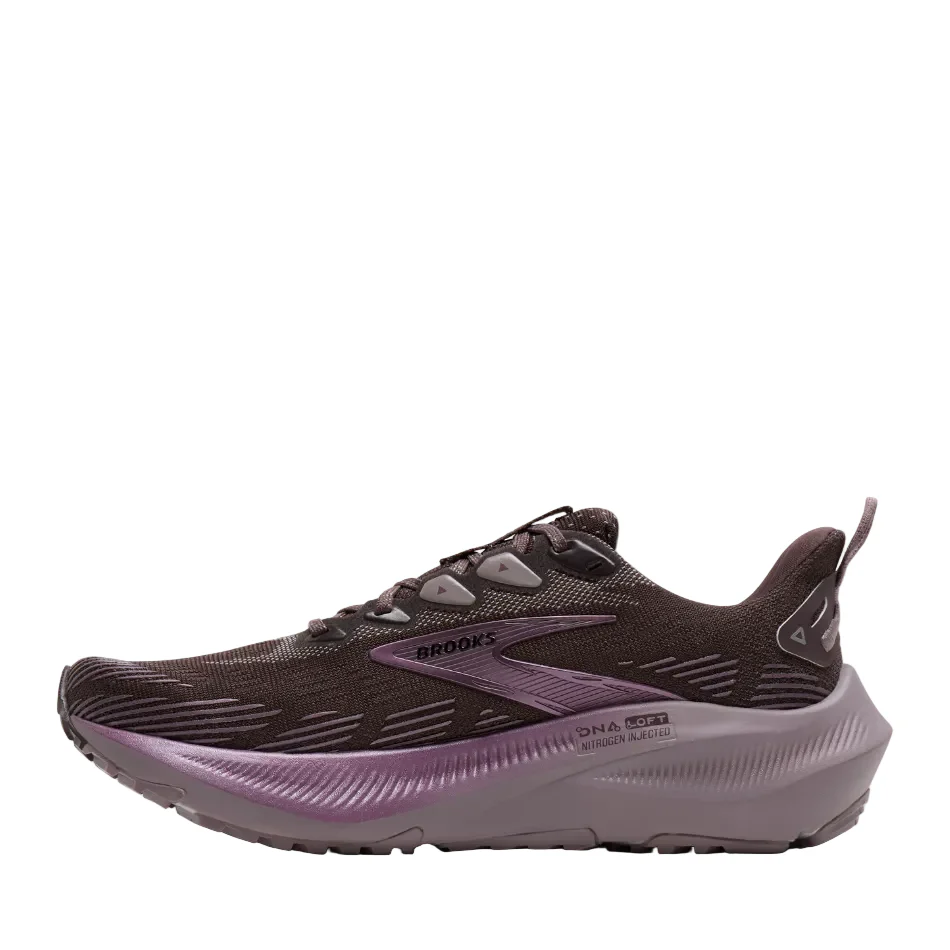 Brooks Women's Ghost Trail Running Shoes in Raisin/Purple/Metallic AW26 - Image 5