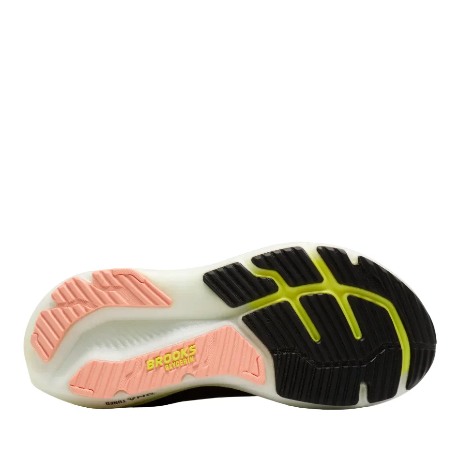 Brooks Women's Glycerin 23 Running Shoes in Black/Peach/Nightlife AW26 - Image 3