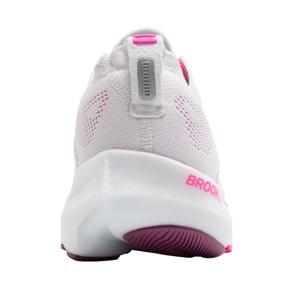 Brooks Women's Glycerin Flex Running Shoes in White/Cyber Pink/Argyle SS26 - Image 3