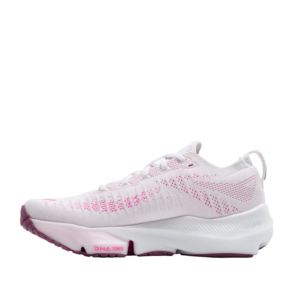 Brooks Women's Glycerin Flex Running Shoes in White/Cyber Pink/Argyle SS26 - Image 5