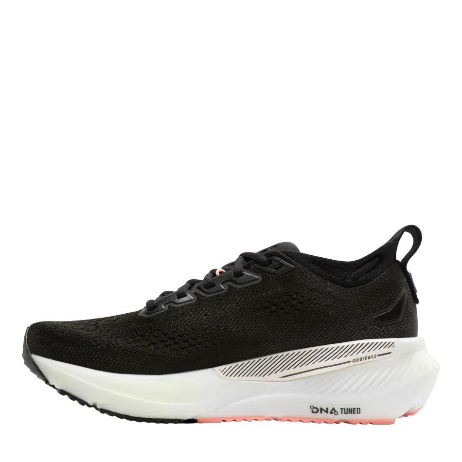 Brooks Women's Glycerin GTS 23 Running Shoes in Black/Peach/Nightlife AW26 - Image 5