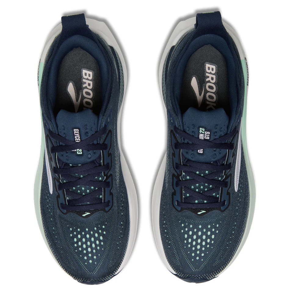 Brooks Women's Glycerin GTS 23 Running Shoes in Spellbound/Yucca/Pink SS26 - Image 2
