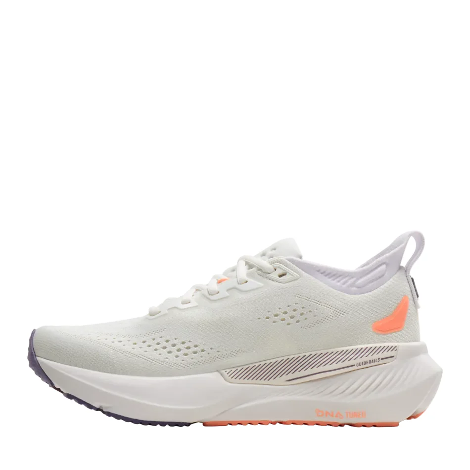 Brooks Women's Glycerin GTS 23 Running Shoes in White/Mulled Grape/Clear AW26 - Image 5