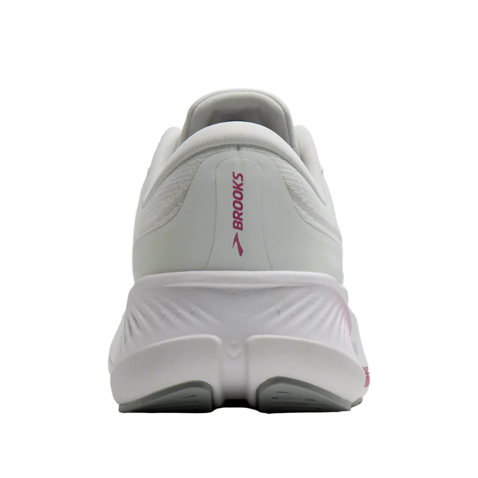 Brooks Women's Revel Max Running Shoes in White/Harbor Mist/Metallic SS26 - Image 4