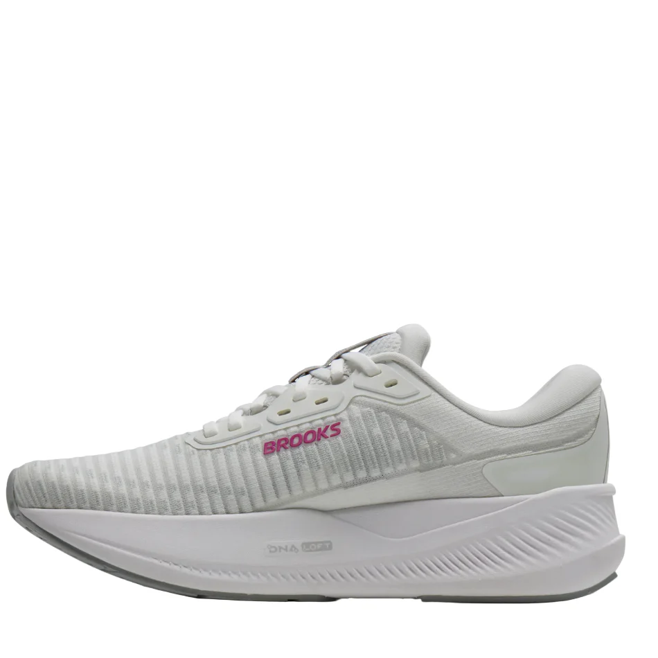 Brooks Women's Revel Max Running Shoes in White/Harbor Mist/Metallic SS26 - Image 5