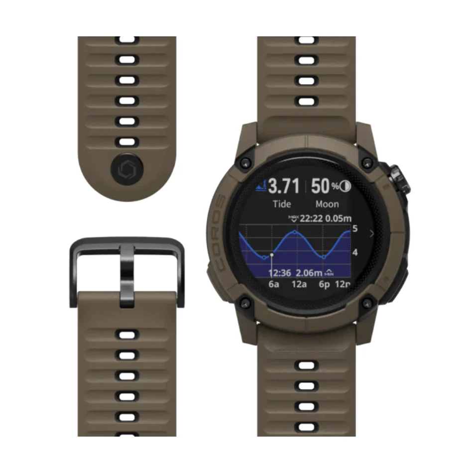 Coros Unisex Nomad Outdoor Adventure Watch in Brown AW25 - Image 2