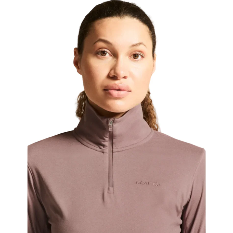 Craft Women's Flow HZ Long Sleeved in Potpurri/Melange SS26 - Image 3