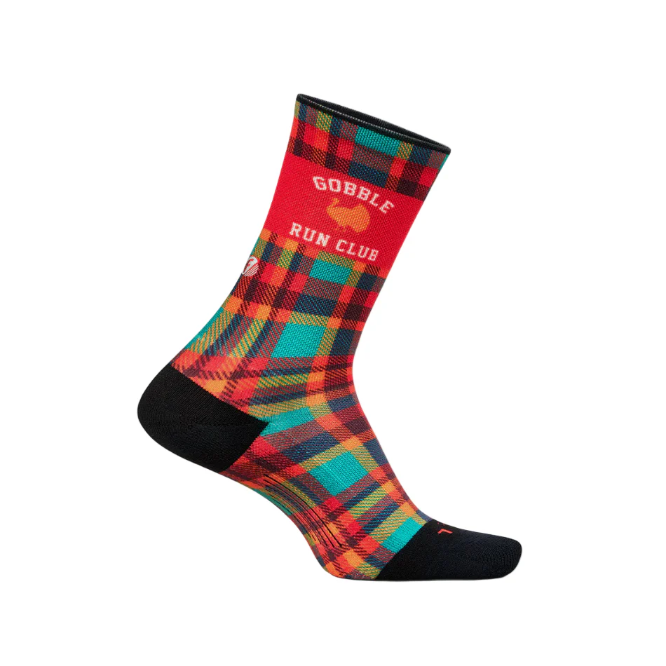 Feetures Limited Edition Elite Light Cushion Mini Crew in Turkey Trot