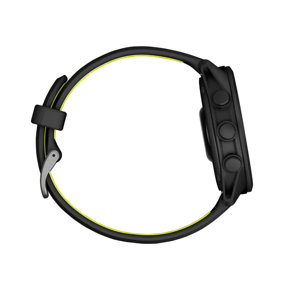 Garmin Unisex Forerunner 170 GPS Watch in Black with Black/Amp Yellow Band - Image 2