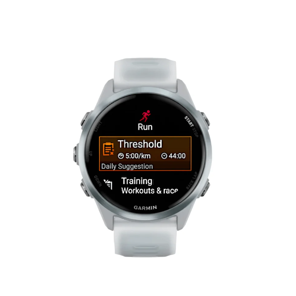 Garmin Unisex Forerunner 570 42mm GPS Running Watch Whitestone/Cloud Blue - Image 2