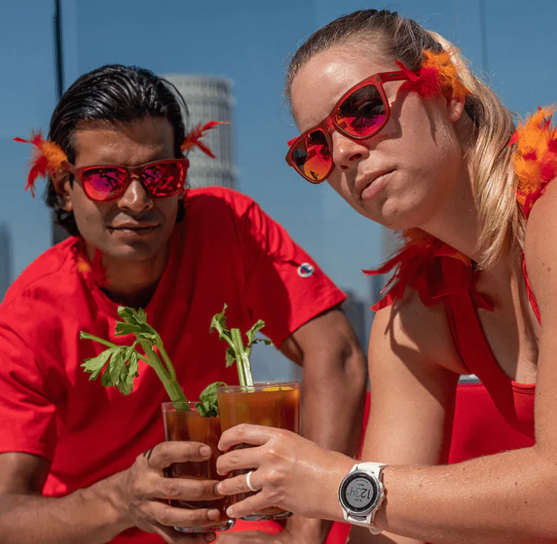 Goodr OG Phoenix at a Bloody Mary Bar Sunglasses - Image 3