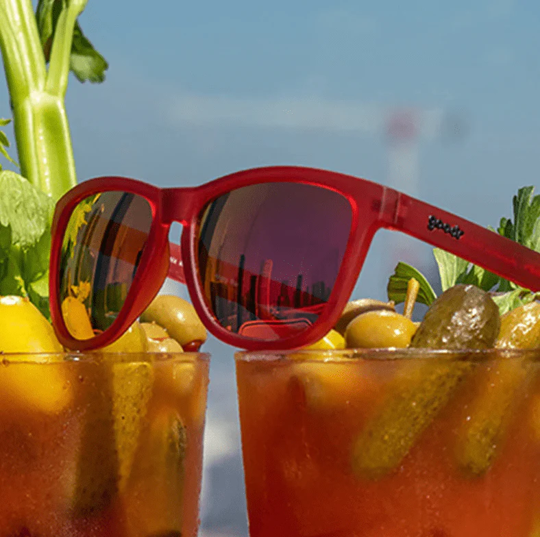 Goodr OG Phoenix at a Bloody Mary Bar Sunglasses - Image 4