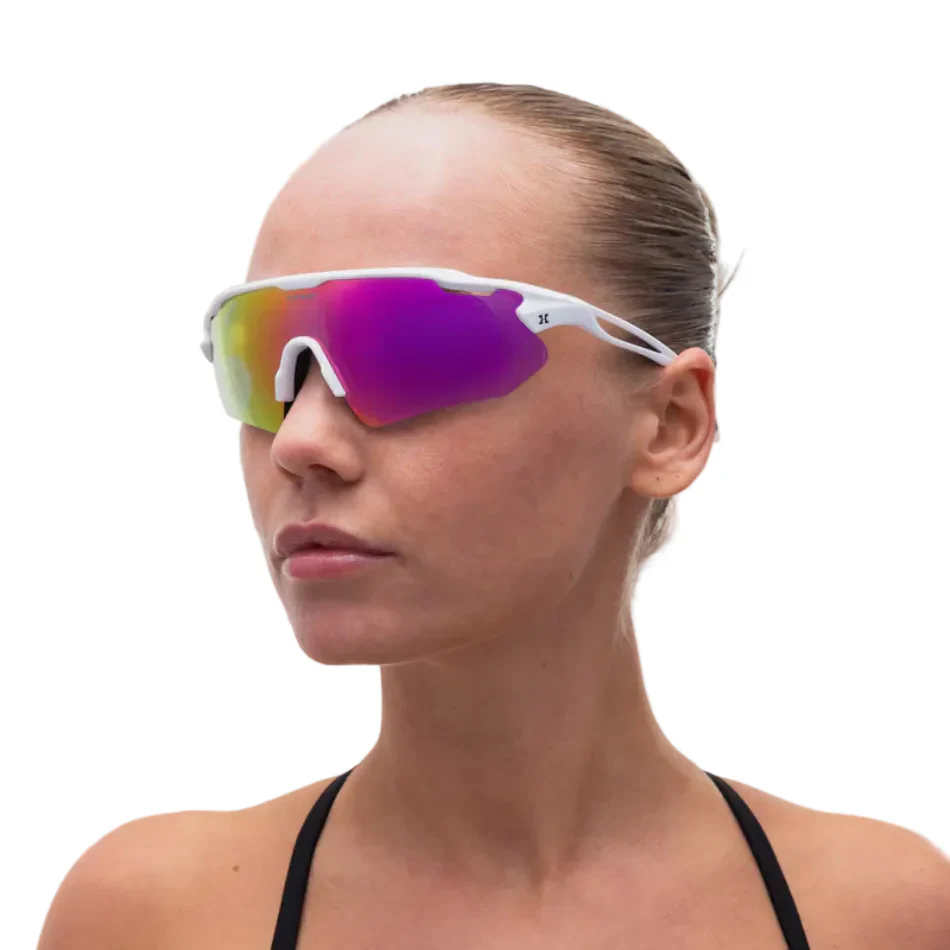 Hystride Unisex Speed Pro Sunglasses in Baby Pink - Image 4