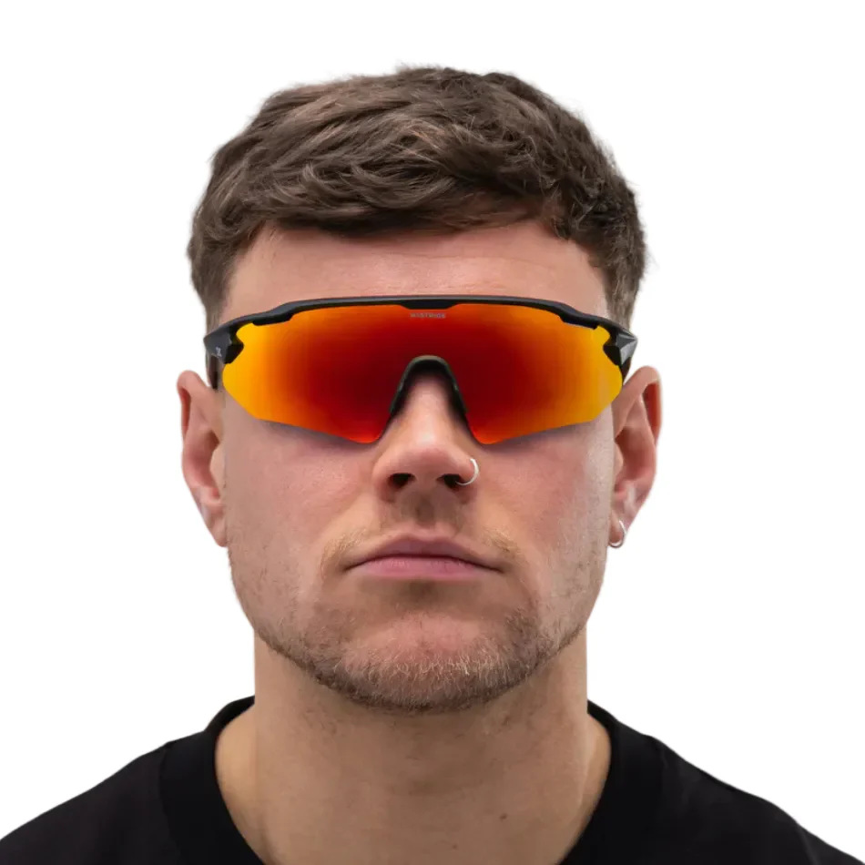 Hystride Unisex Speed Pro Sunglasses in Lava - Image 3