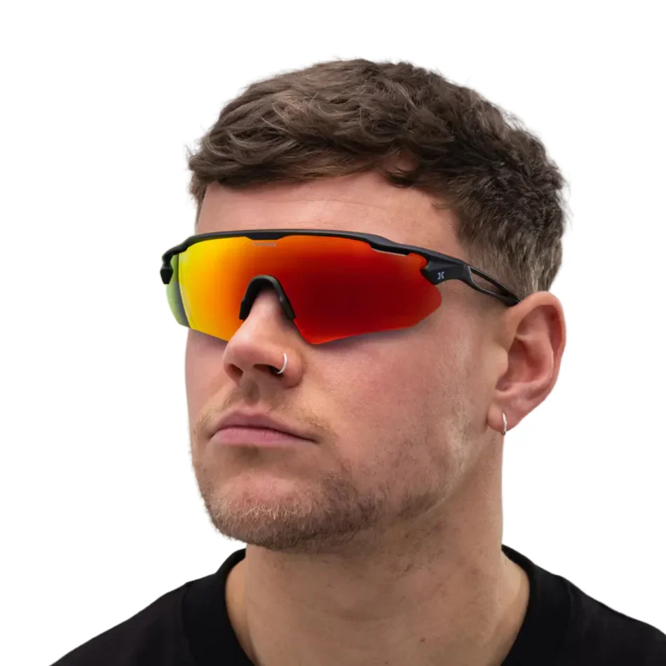 Hystride Unisex Speed Pro Sunglasses in Lava - Image 4