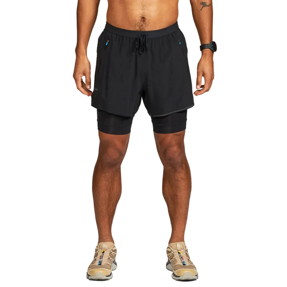 Janji Men's 5" AFO Middle Short Ultra 2-in-1 in Midnight SS26 - Image 2