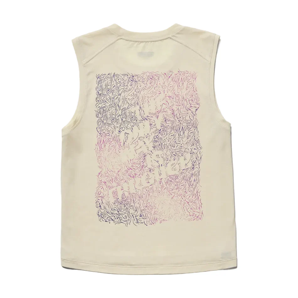 Janji Women's Circa Daily Muscle Tank in Lightrider Thru Moonglow SS26 - Image 2