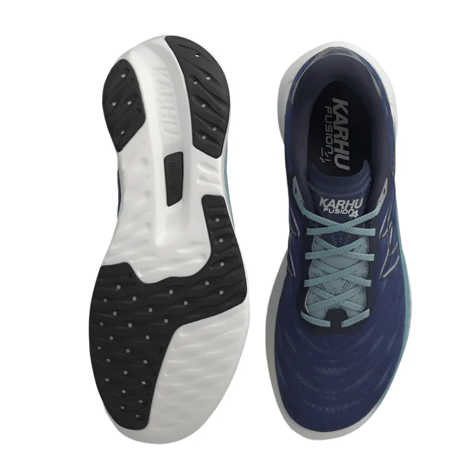 Karhu Men's Fusion 4.0 Running Shoes in Mood Indigo/Stone Blue SS25 - Image 2