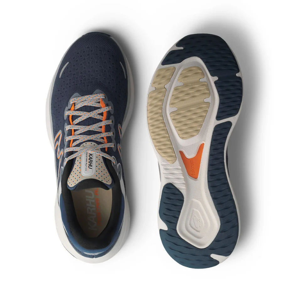 Karhu Men's Mestari Run 1.5 Running Shoes in Titan/Shocking Orange AW25 - Image 4