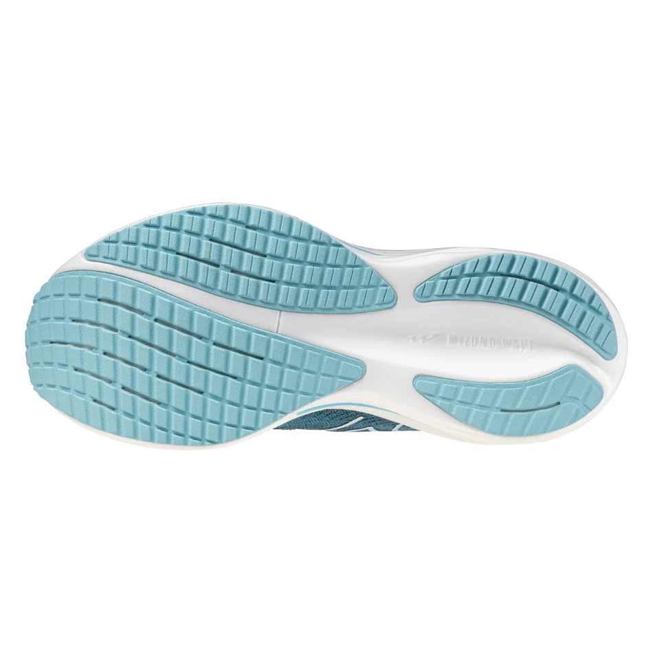 Mizuno Women's Wave Rider 29 Running Shoes in Lackspur/White/Pinkesque SS26 - Image 3