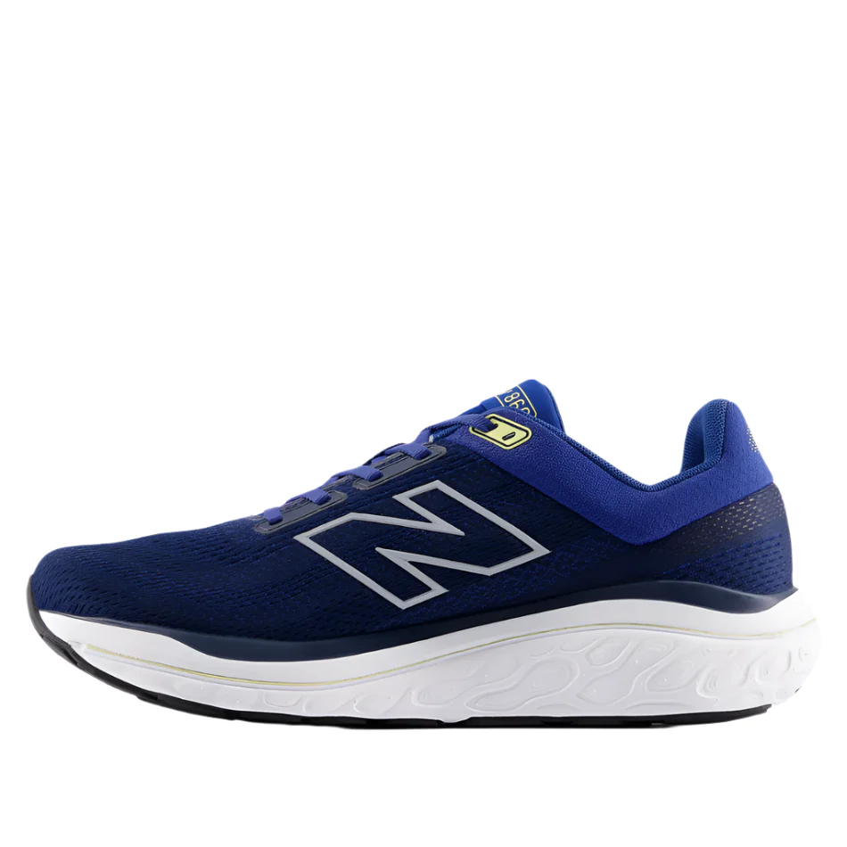 New Balance Men's 860 V14 Running Shoes in Galaxy Blue/NB Navy/Winter Grass AW25 - Image 6