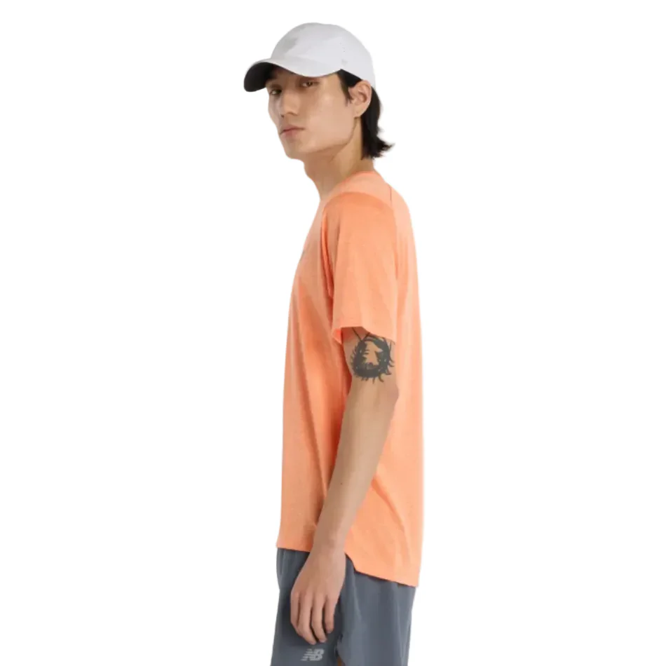 New Balance Men's Athletics T-Shirt in Tangerine Heat SS26 - Image 2