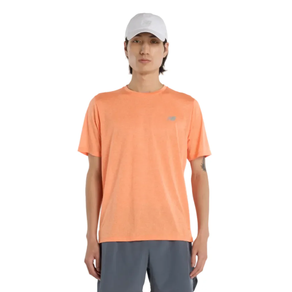 New Balance Men's Athletics T-Shirt in Tangerine Heat SS26 - Image 3