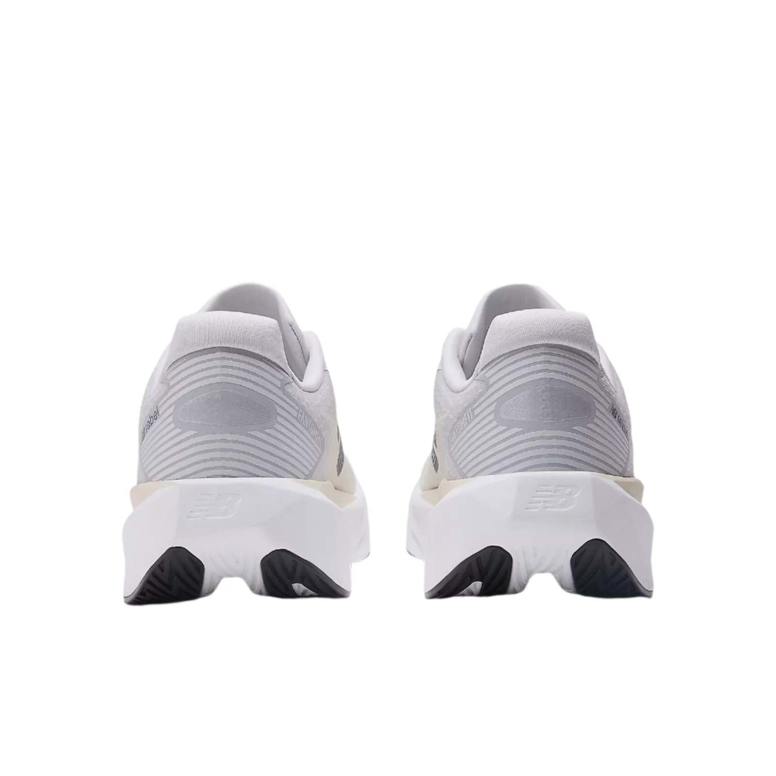 New Balance Men's Fuelcell Rebel v5 Running Shoes in Grey Matter/Linen/White AW25 - Image 5