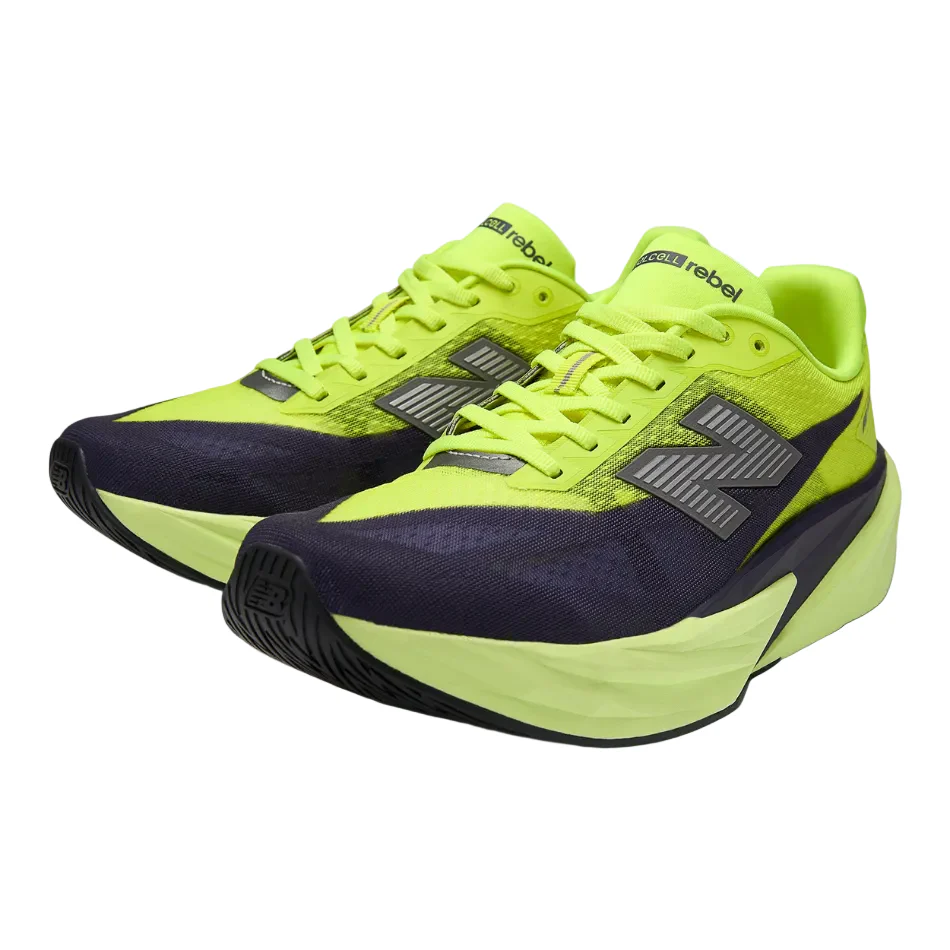 New Balance Men's FuelCell Rebel v5 Running Shoes in Alkaline Green SS26 - Image 3