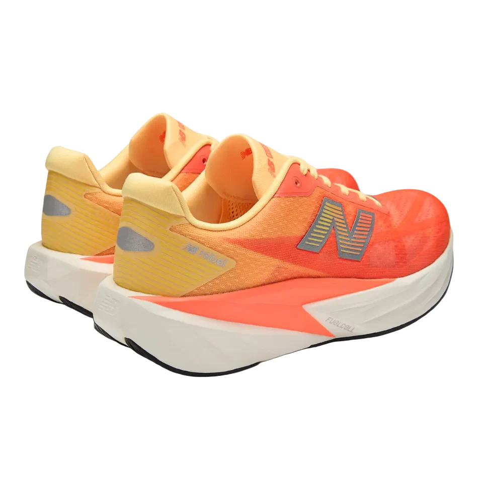 New Balance Men's FuelCell Rebel v5 Running Shoes in Tangerine Heat SS26 - Image 6