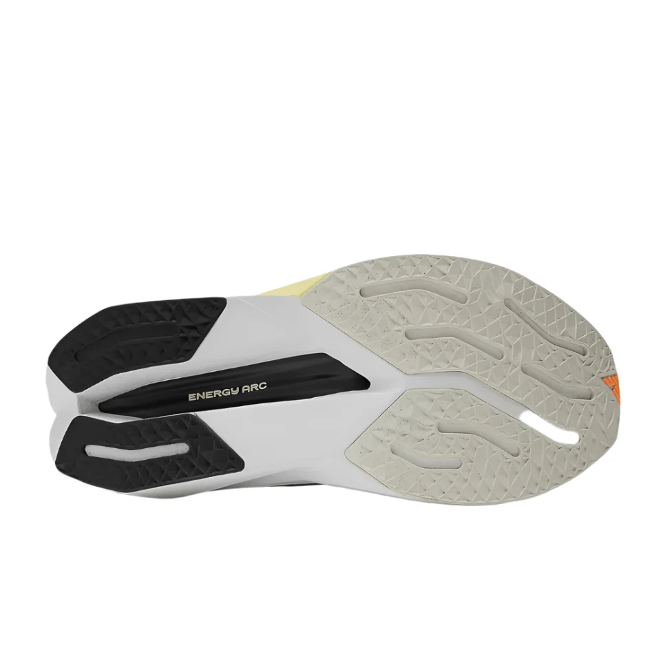 New Balance Men's FuelCell SuperComp Trainer V3 Running Shoes in Angora with Hot Mango and Black SS25 - Image 5
