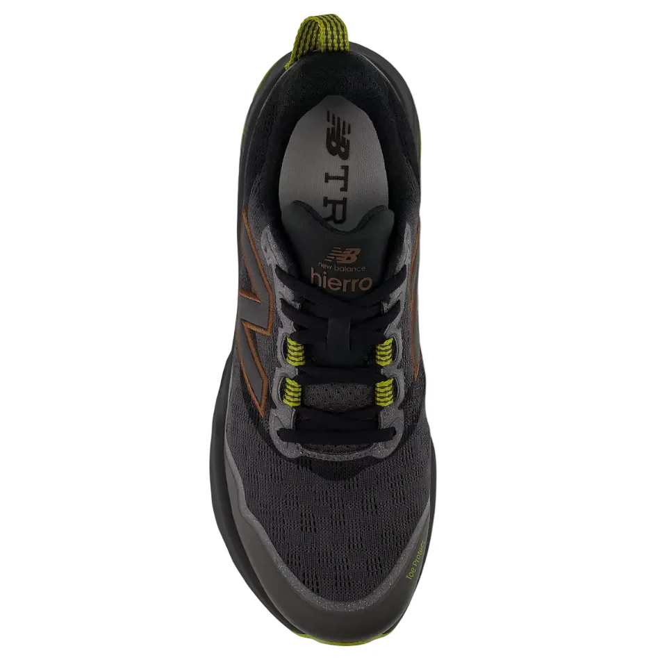 New Balance Men's Hierro v9 Trail Running Shoes in Faded Black SS26 - Image 2