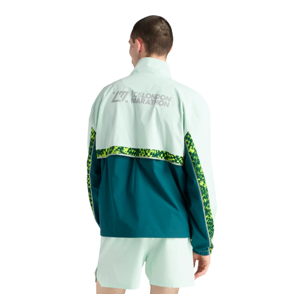 New Balance Men's London Edition Marathon Jacket in Medusa Green SS26 - Image 2