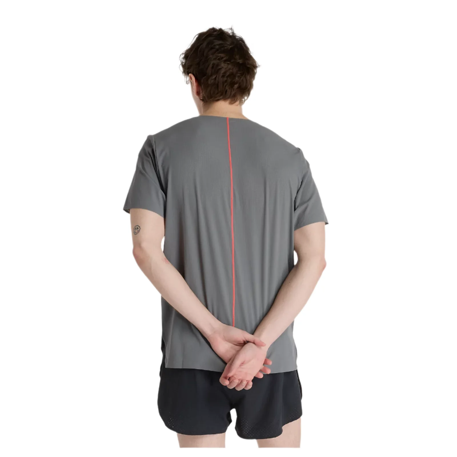 New Balance Men's Race Day Ultralight Short Sleeved Tee in Urgent Red AW25 - Image 3