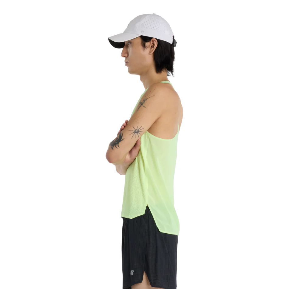 New Balance Men's Race Day Ultralight Singlet in Afterglow SS26 - Image 2