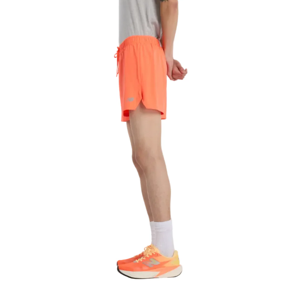New Balance Men's RC Short 5" in Tangerine Heat SS26 - Image 2