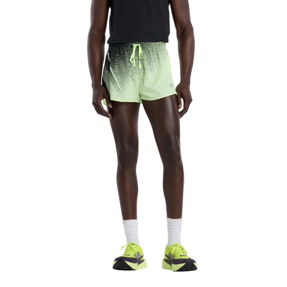 New Balance Men's RC Ultralight Printed Shorts 3" in Afterglow SS26 - Image 3
