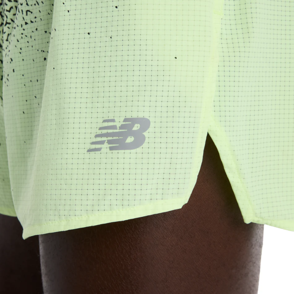 New Balance Men's RC Ultralight Printed Shorts 3" in Afterglow SS26 - Image 6
