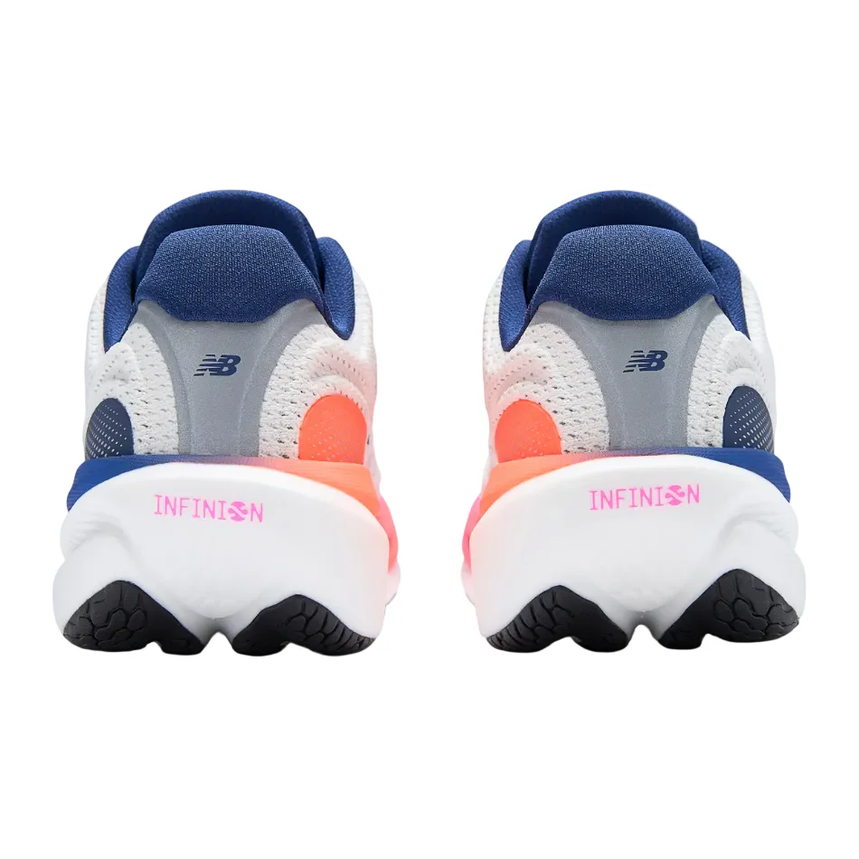 New Balance Women's 1080 v15 Running Shoes in Sea Salt/Glint Blue/Silver Metallic/Fairweather Blue SS26 - Image 2
