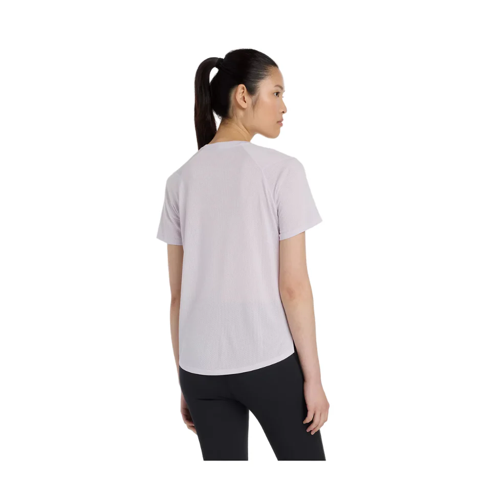 New Balance Women's Athletics T-Shirt in Taro Heather AW25 - Image 2