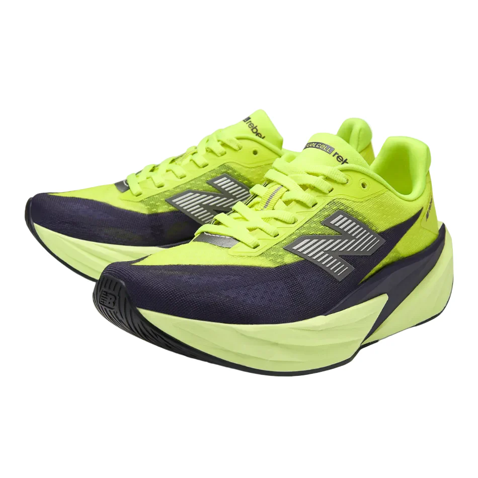 New Balance Women's FuelCell Rebel v5 Running Shoes in Alkaline Green SS26 - Image 3