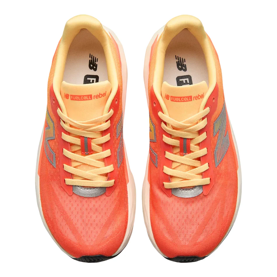 New Balance Women's FuelCell Rebel v5 Running Shoes in Tangerine Heat SS26 - Image 4