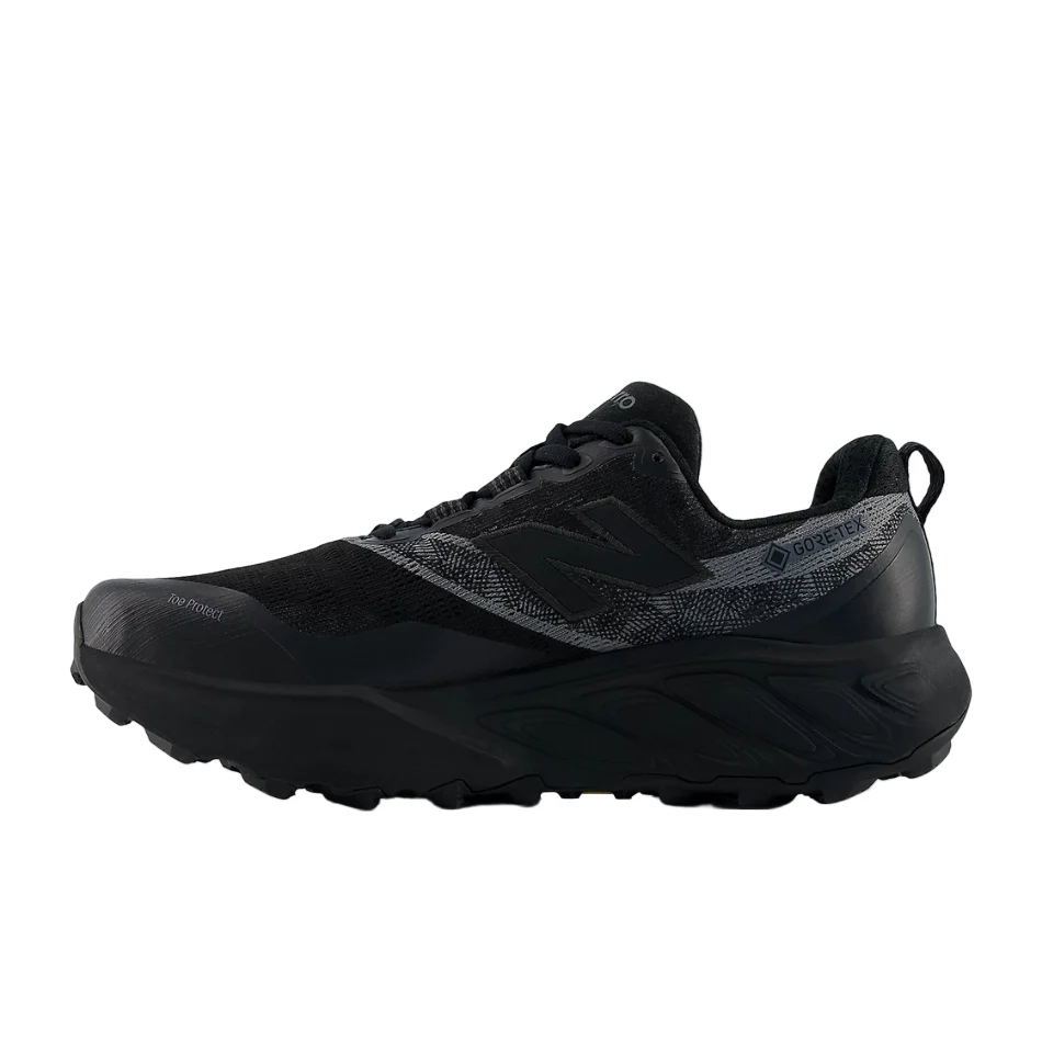 New Balance Women's Hierro v9 GORE-TEX® Trail Running Shoes in Black/Timberwolf/Castlerock AW25 - Image 6