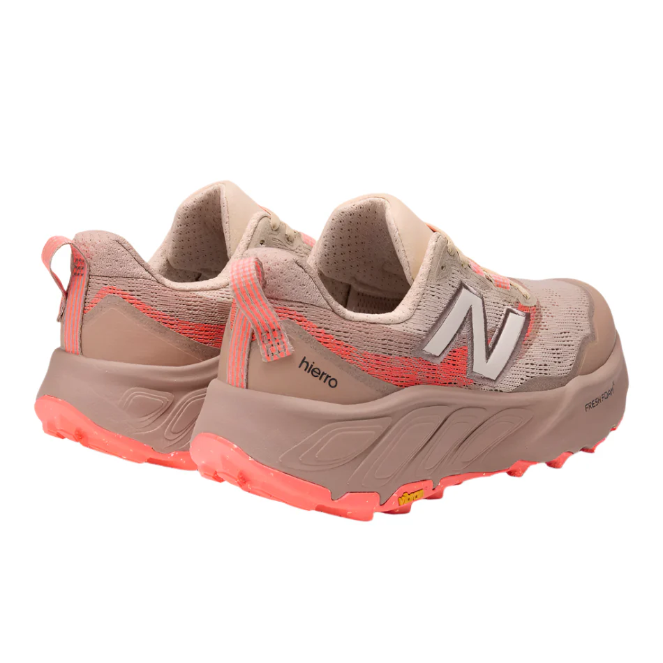 New Balance Women's Hierro v9 Trail Running Shoes in Desert Clay/Earth Shadow/Urgent Red AW25 - Image 4