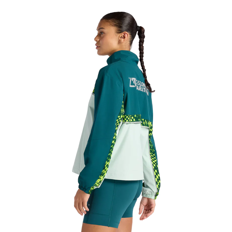 New Balance Women's London Edition Marathon Jacket in Cosmic Jade SS26 - Image 2