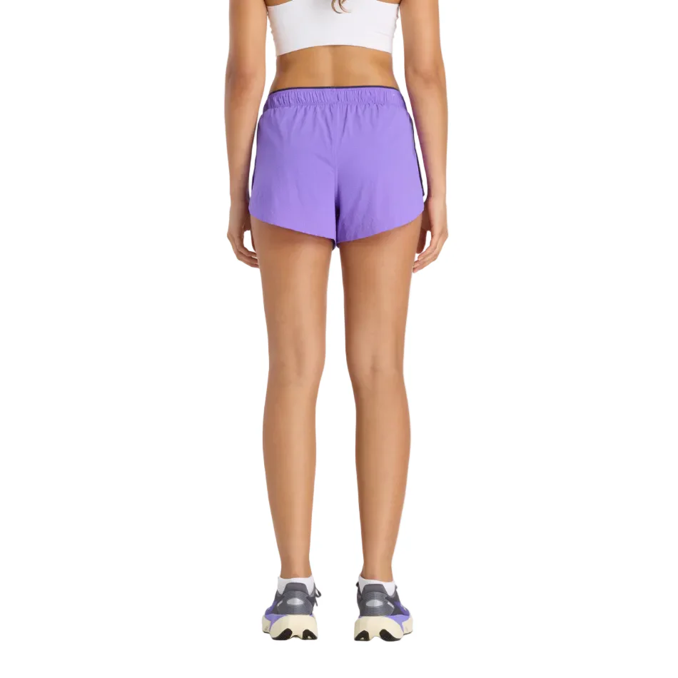 New Balance Women's RC Ultra Light Printed Short 3" in Electric Purple SS26 - Image 3