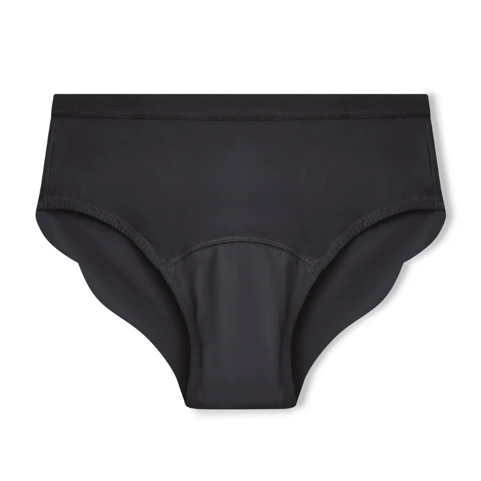 NIXI Body Susie Sporty Hip Hugger Leak Proof Women's Underwear in Black