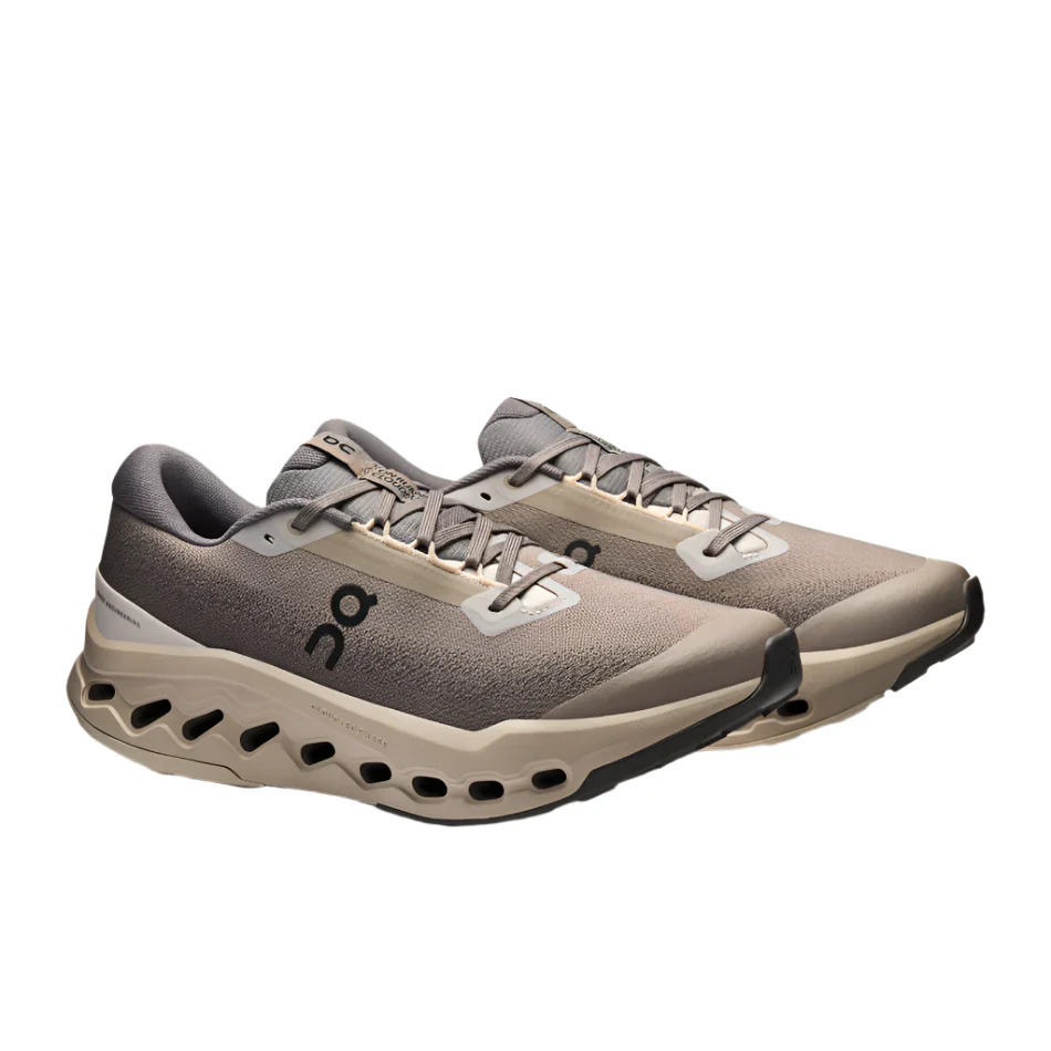 On Men's Cloudsurfer Trail 2 Waterproof Running Shoes in Cinder/Desert AW25 - Image 5